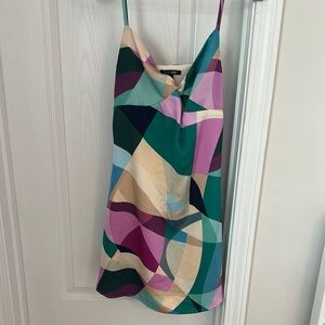 Colorful Geometric Women's Mini Deess